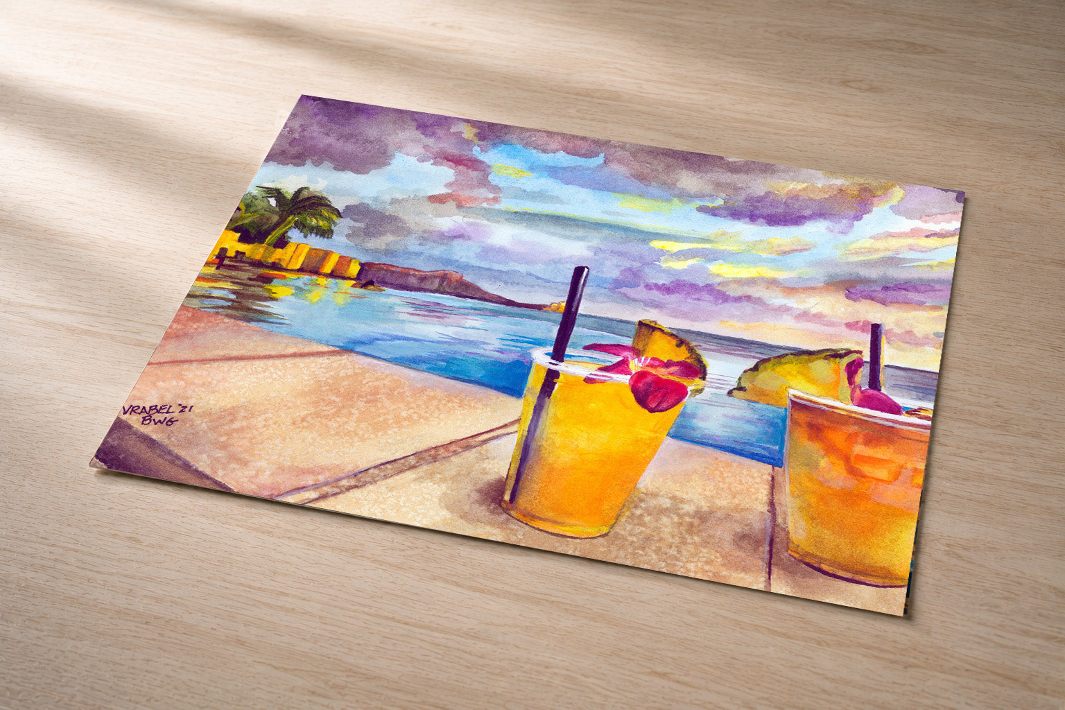 Diamond Head Mai Tais – Fine Art Photo Print