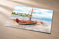 Outrigger on the Beach – Fine Art Photo Print