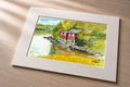 A Pause in the Journey – Matted Fine Art Photo Print