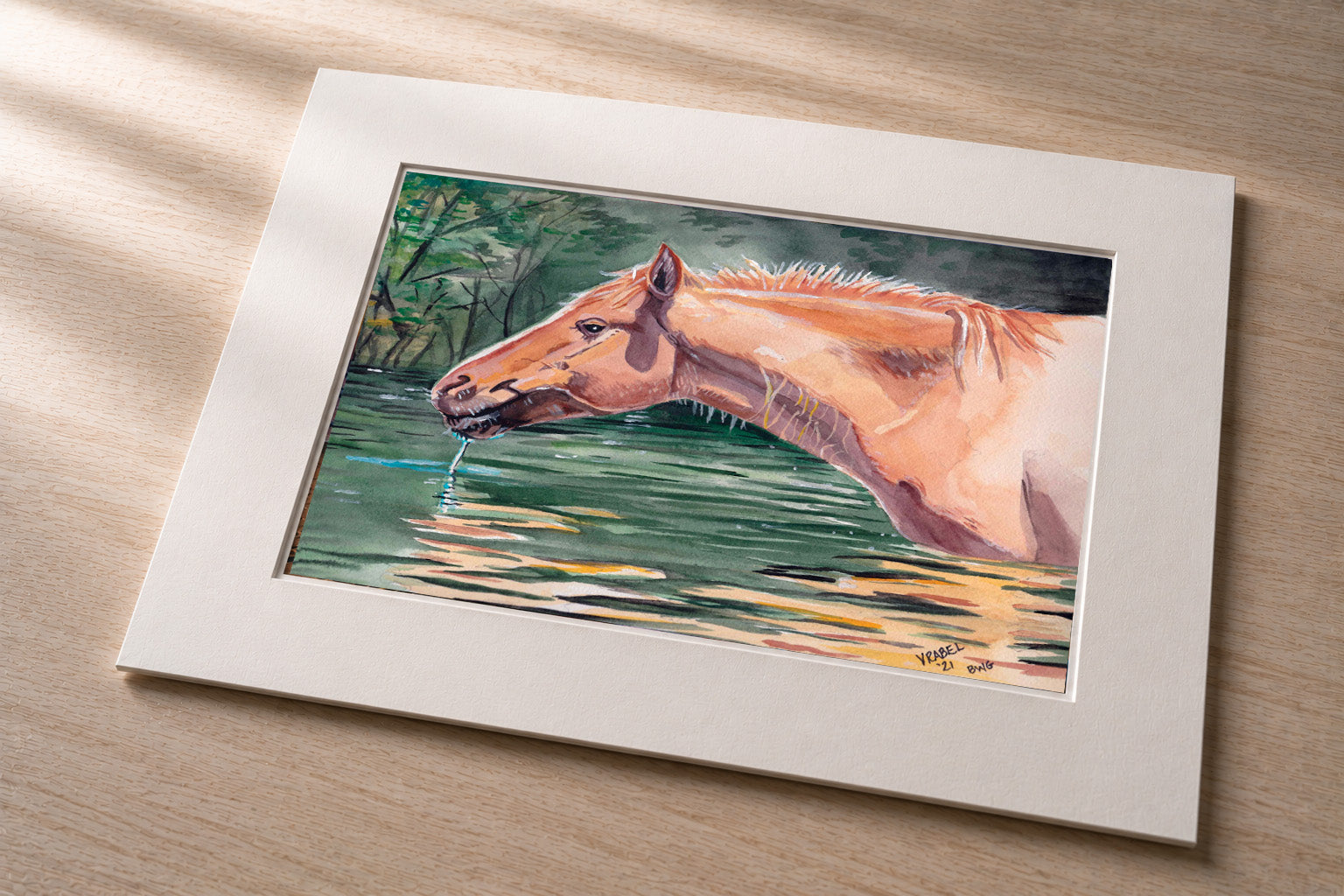 Refreshing Drink – Matted Fine Art Print
