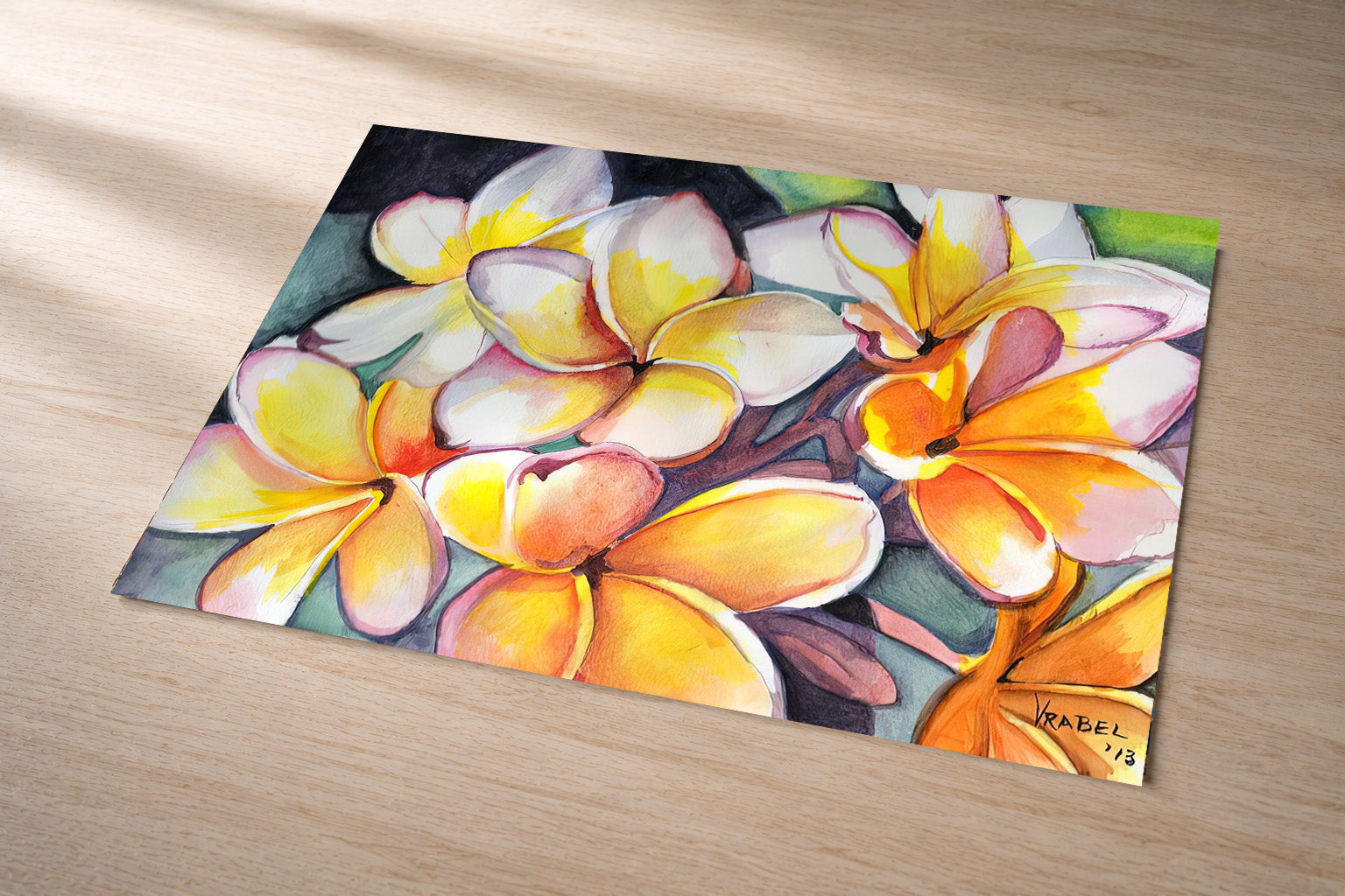 White Plumeria – Metal