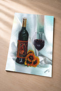 Bottle and Glass Still Life – Metal
