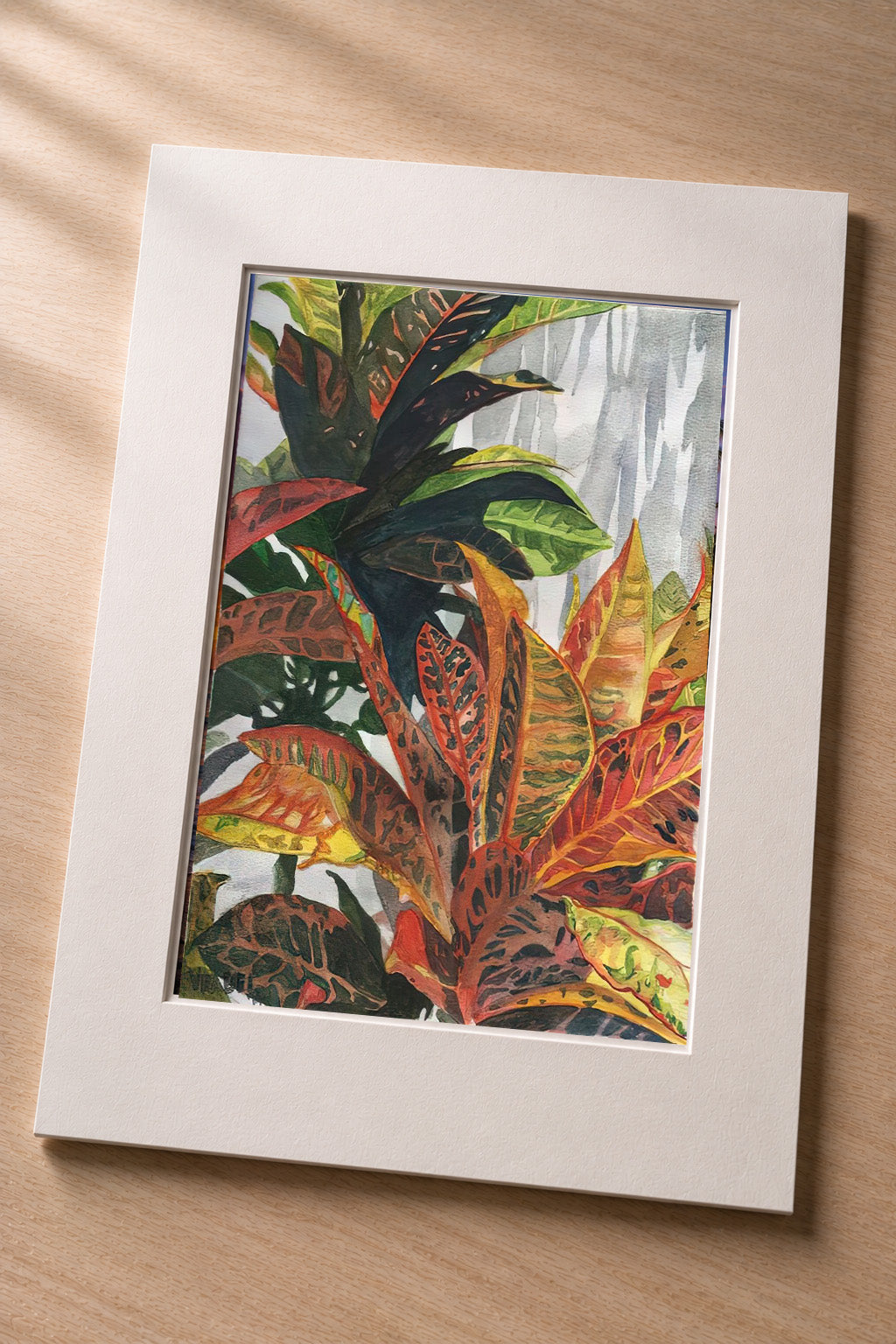 Croton at our Hale – Matted Fine Art Print