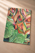 Heliconia and Green Anthurium – Metal