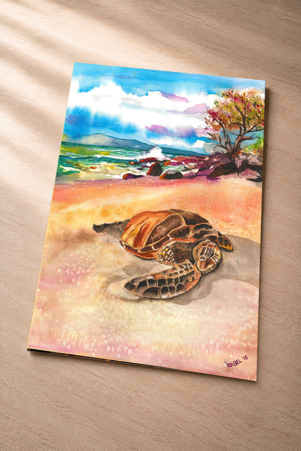 Honu on the Beach – Metal