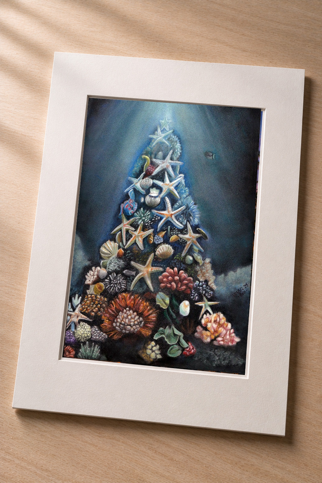 Mele Kalikimaka Reef – Matted Fine Art Print