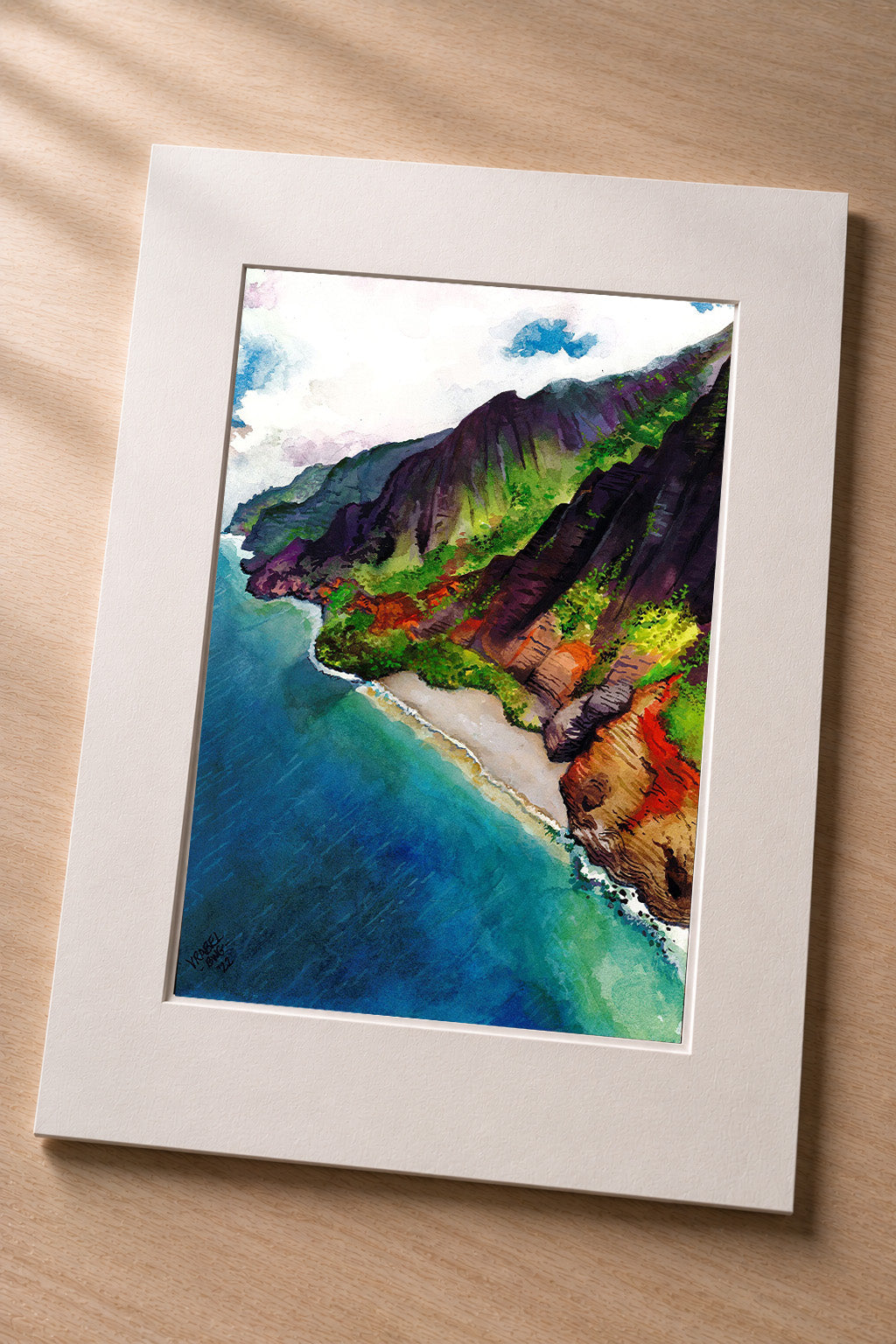 Napali Coast – Matted Fine Art Print