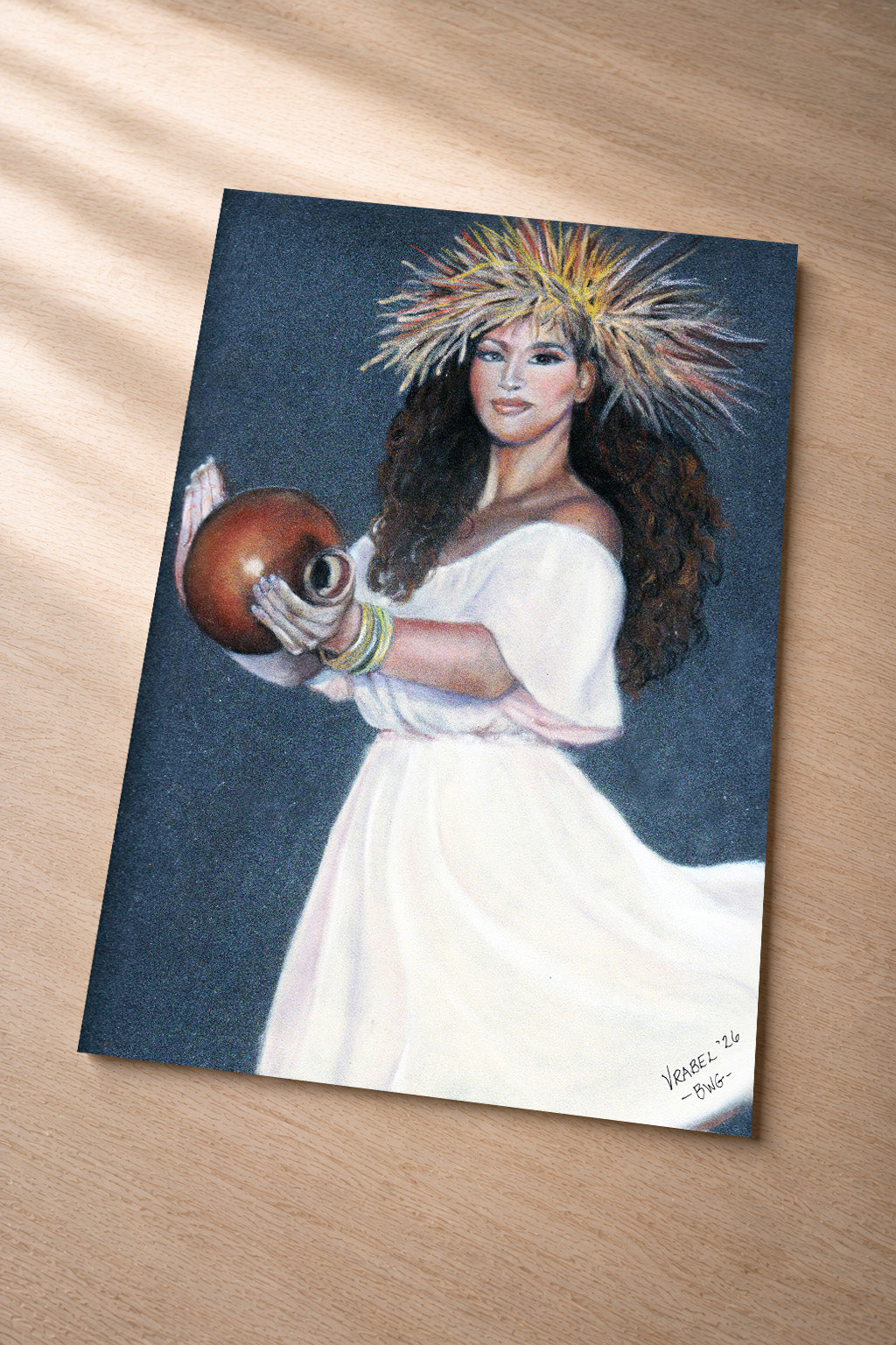 She Holds the Song – Fine Art Photo Print